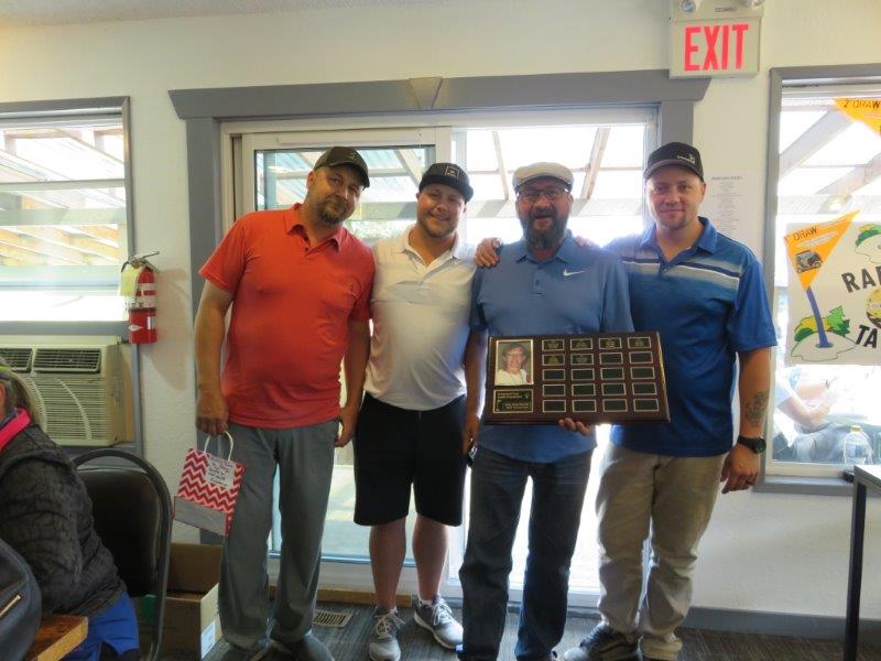 Winners of the Kathy Aslop Golf tournament 2018