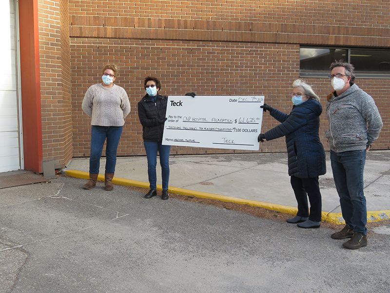 $61,625.00 donation from Teck Resources